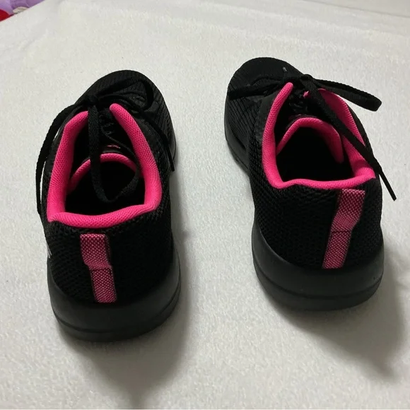 Skechers Black and Pink Women's Sneakers - Picture 5 of 10